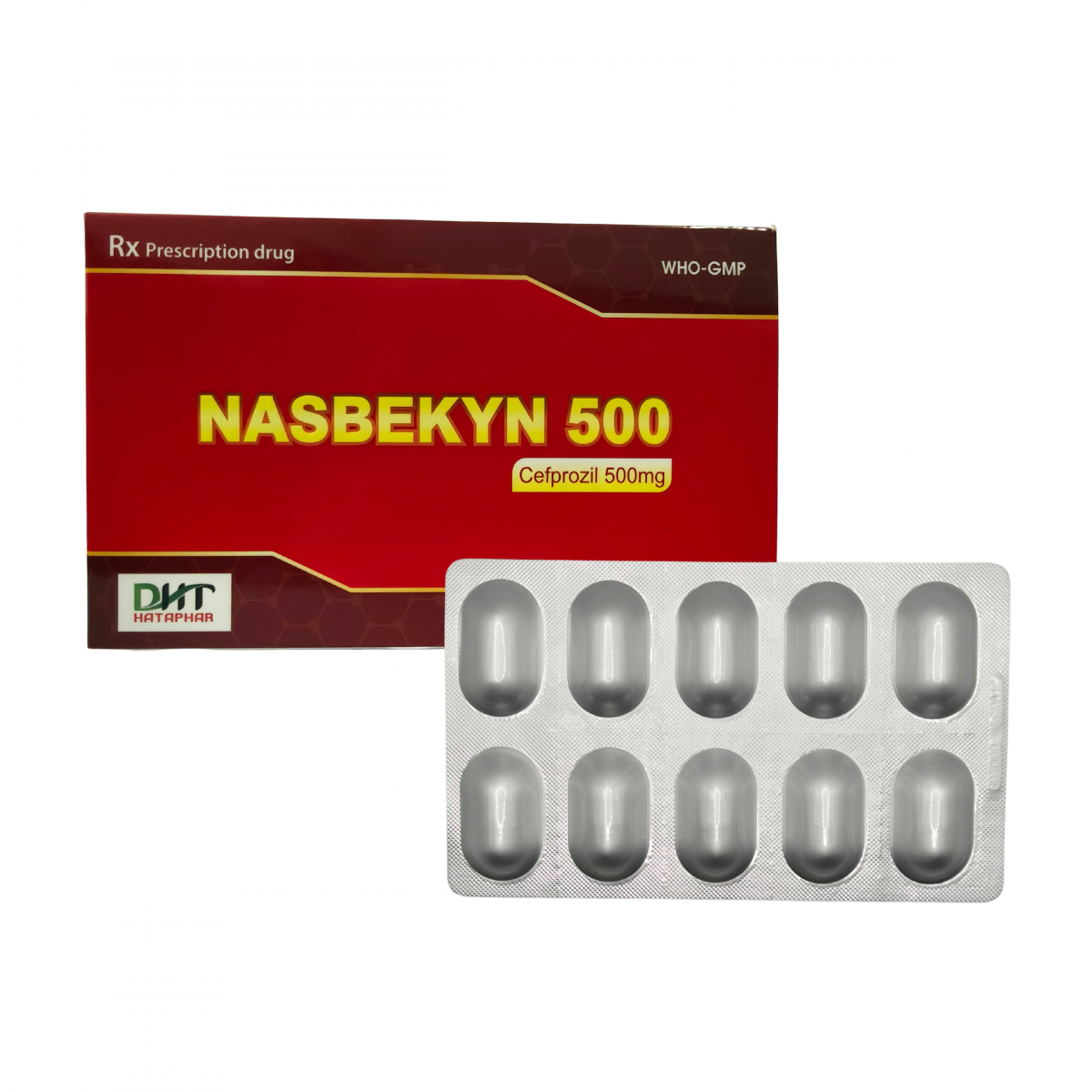 Nasberkyn 500 trị nhiễm khuẩn đường hô hấp trên và hô hấp dưới