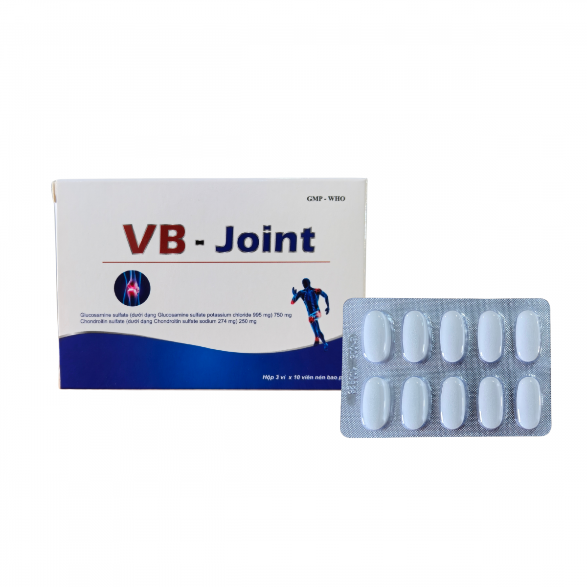 Vb joint dùng cho viêm khớp gối nhẹ và trung bình